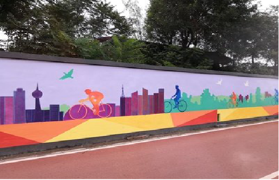 云梦墙体彩绘-围墙