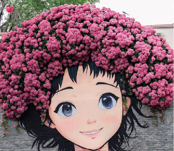 云梦墙体彩绘-网红墙打卡