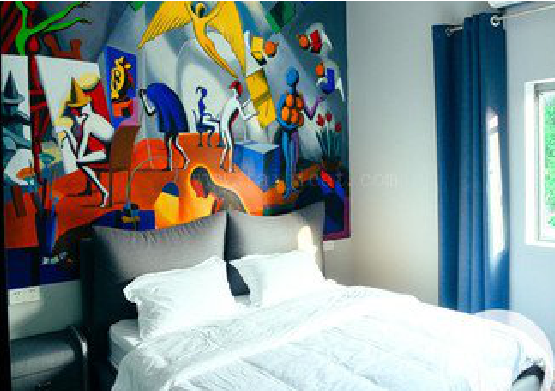 云梦对于酒店的墙体彩绘而言更注重哪些方面?