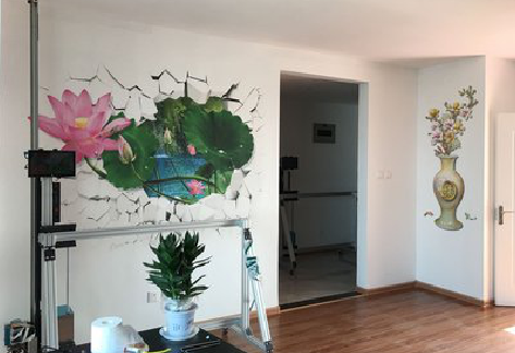 云梦墙体彩绘相比墙纸的优势。