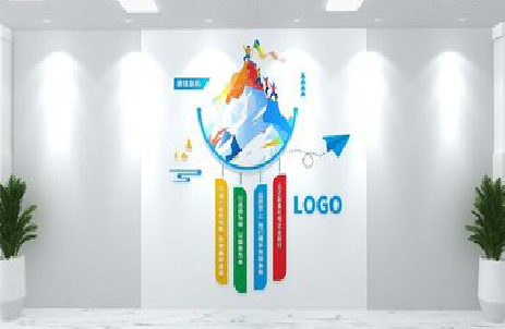 云梦公司企业形象墙的工艺材料有哪些？